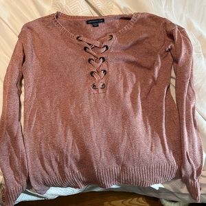 American Eagle Pink Sweater